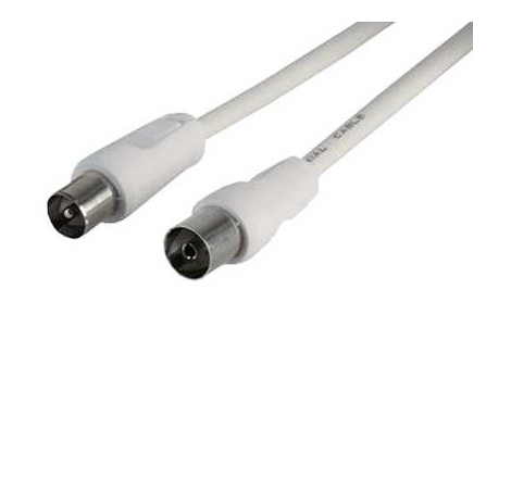 1m Coaxial Fly Lead Plug to...