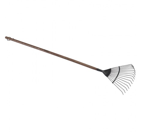 CARBON STEEL LAWN RAKE WITH...