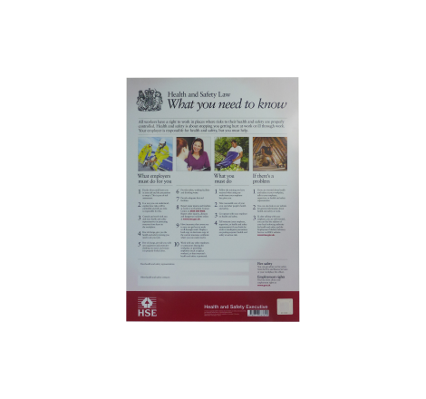 Health and Safety Law Poster