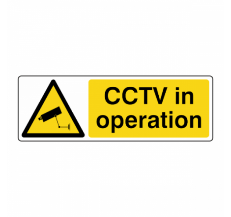 CCTV In Operation Warning...