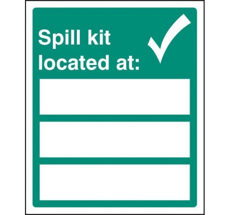 SPILL KIT LOCATED AT SIGN -...
